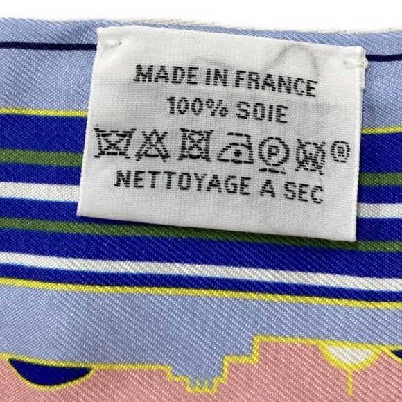 Auth HERMES Twilly Light Blue Pink Multi - Scarf - Picture 5 of 6